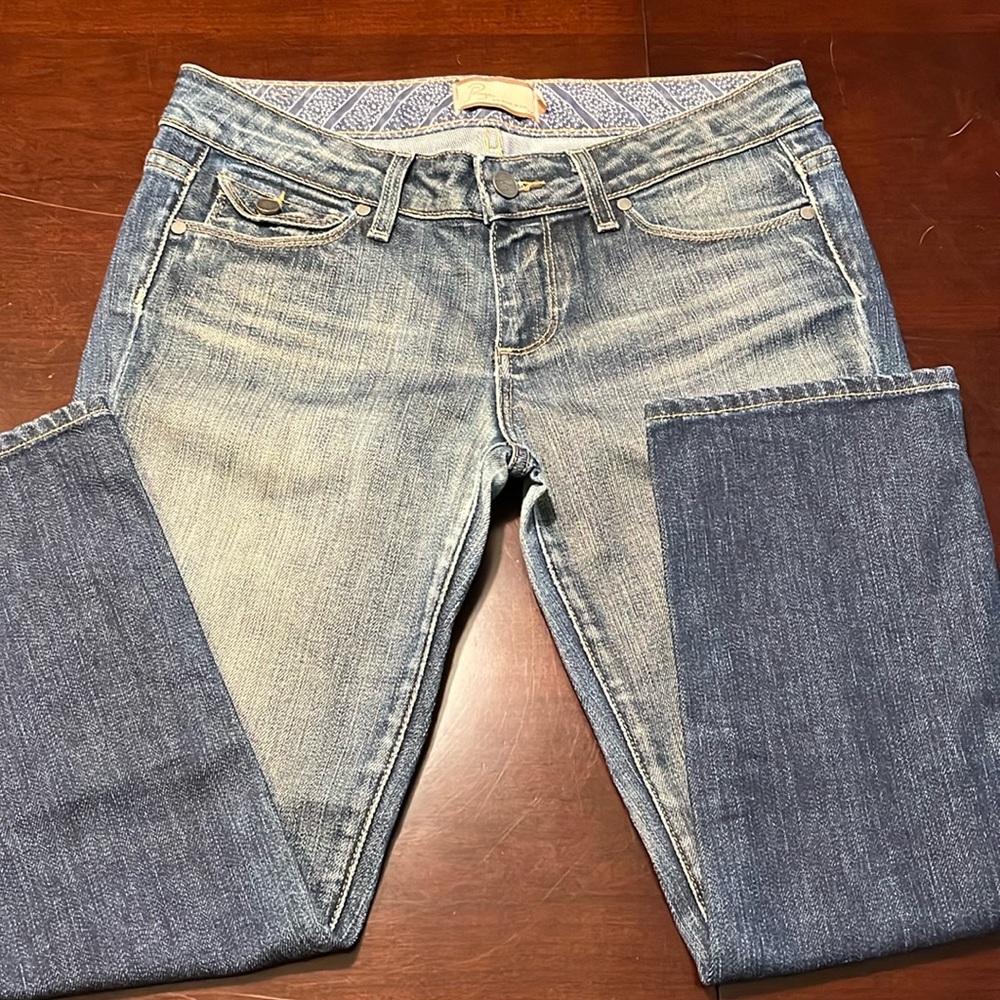 Paige Premium Denim “Venice” Cropped Jean